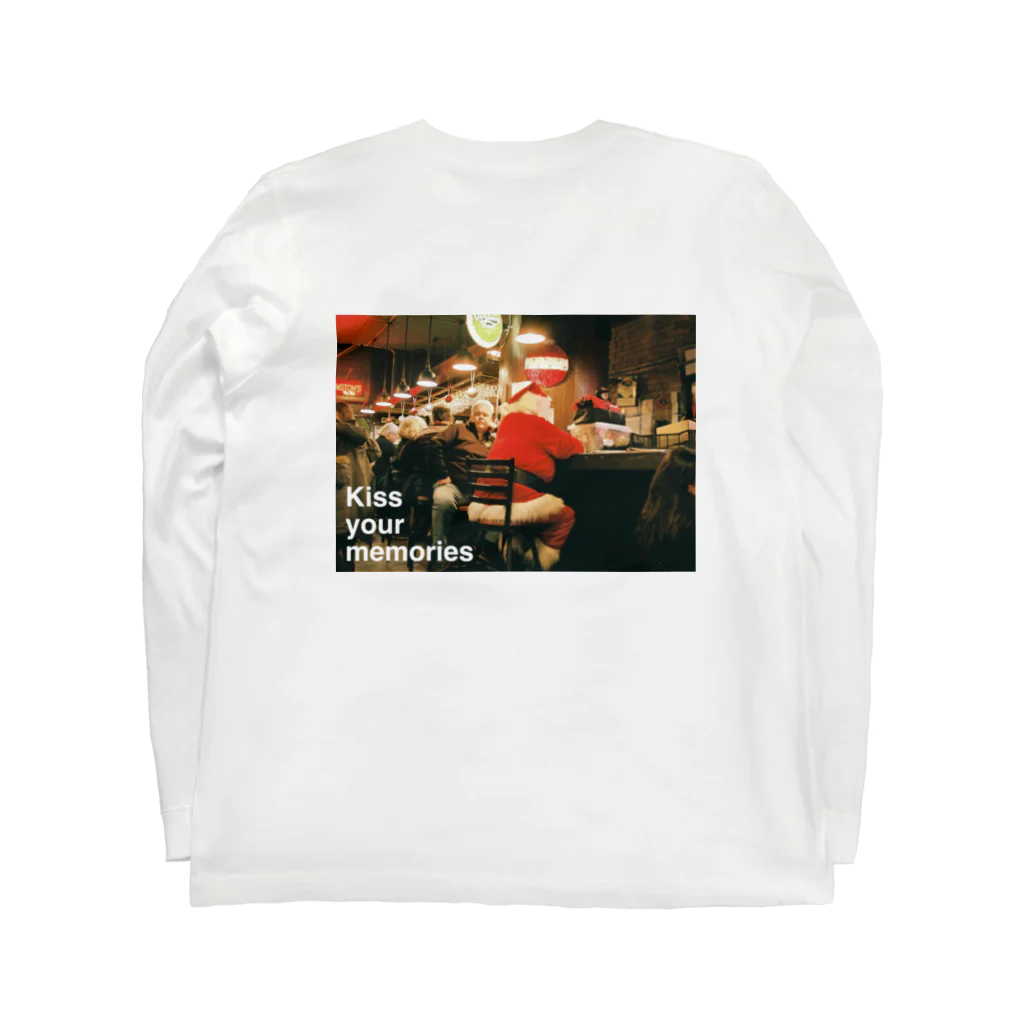 Kiss your memoriesの" Break time "  back print  ロングスリーブTシャツの裏面