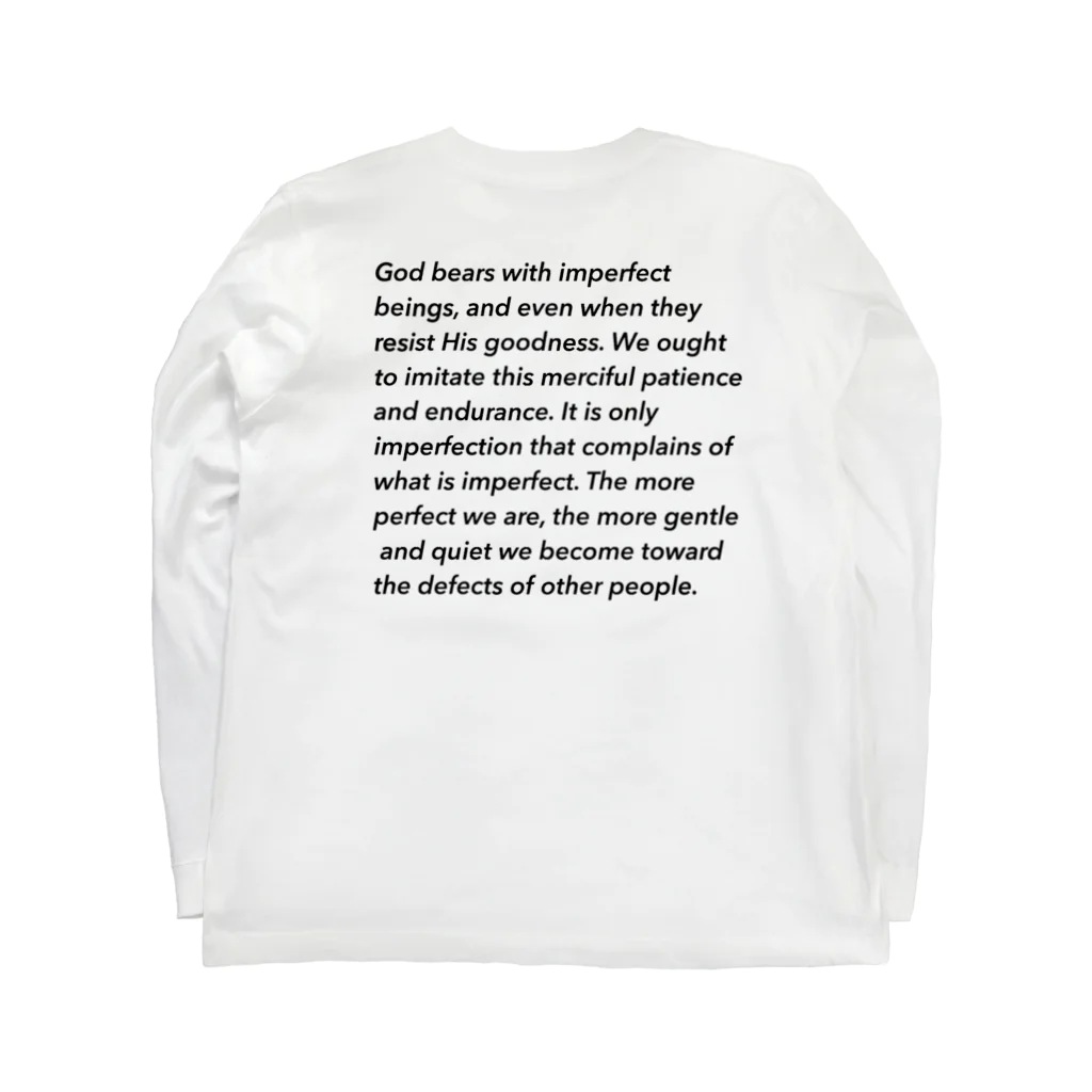 PAINTの英語 Long Sleeve T-Shirt :back