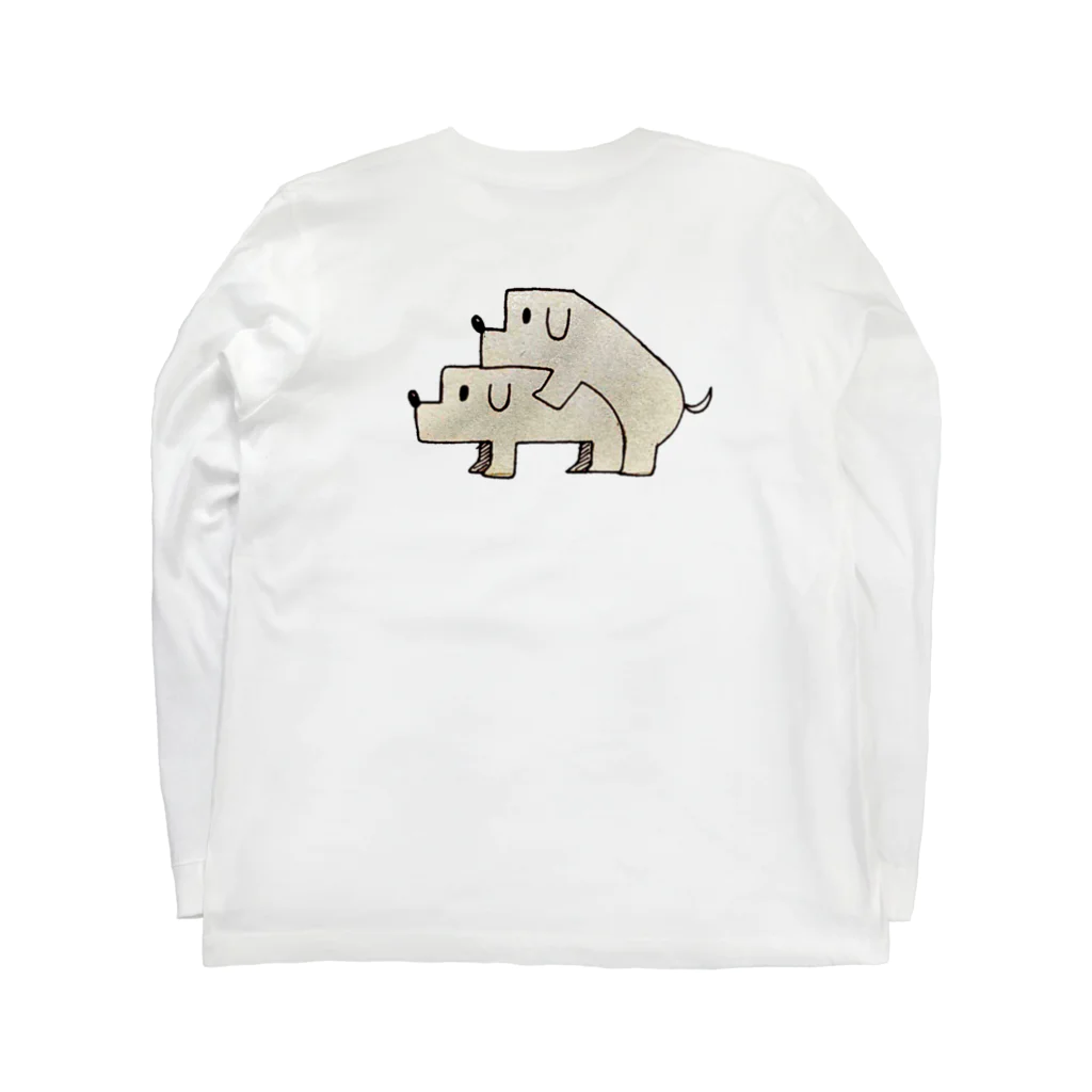 Animals MatingのDogs  Mating(犬の交尾) Long Sleeve T-Shirt :back