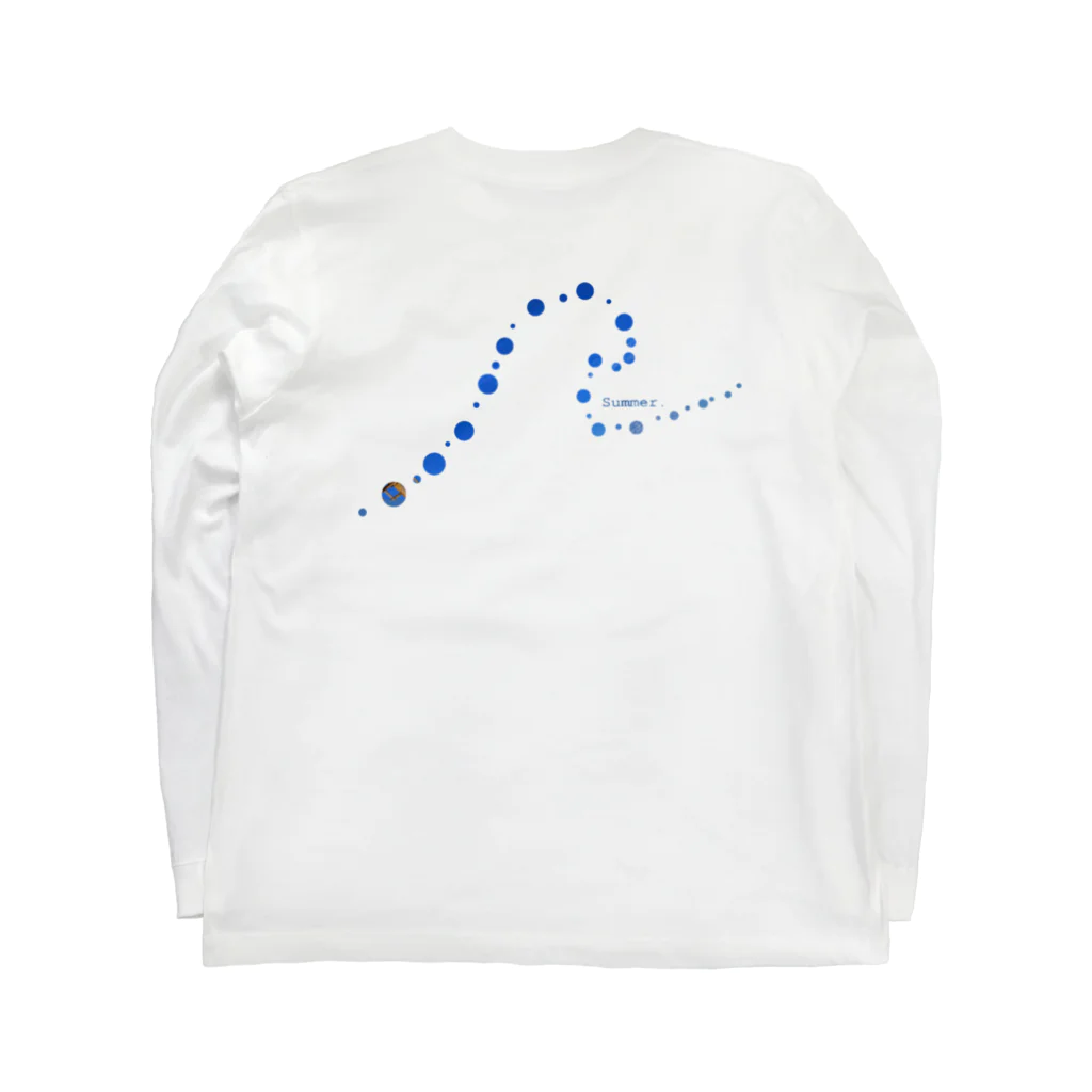 pea のsea 🌊 ロングスリーブTシャツの裏面