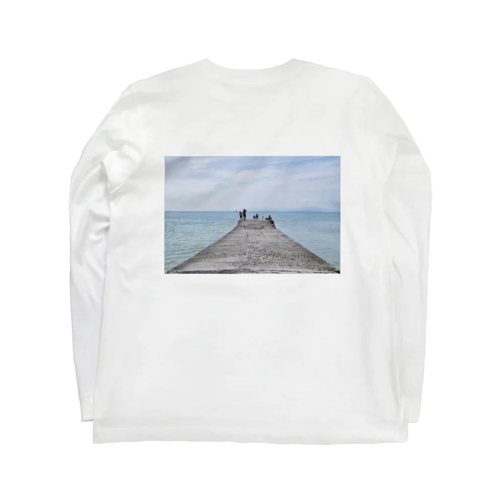 Island escape. のrocal. ロングスリーブTシャツの裏面