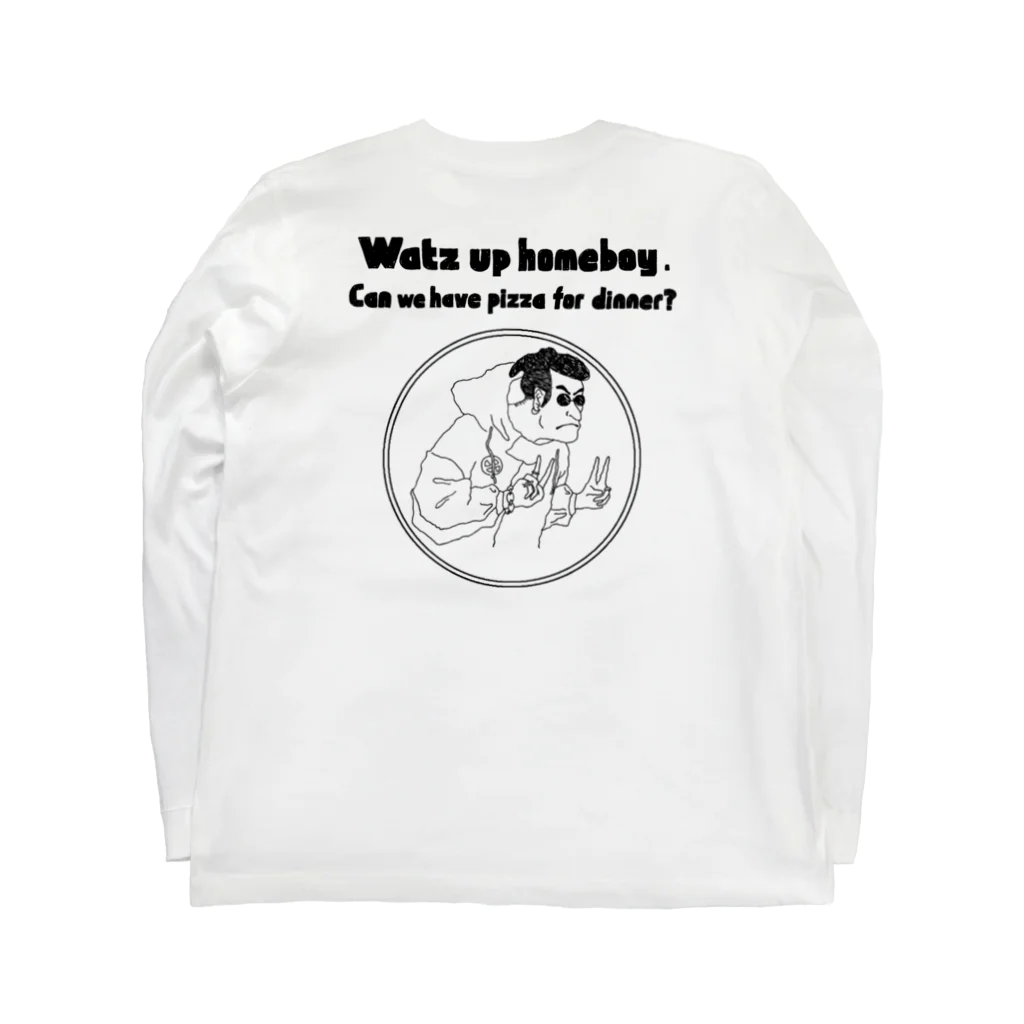 ikomaaaの浮世絵×維駒 期間限定生産Original アイテム ロングスリーブTシャツの裏面