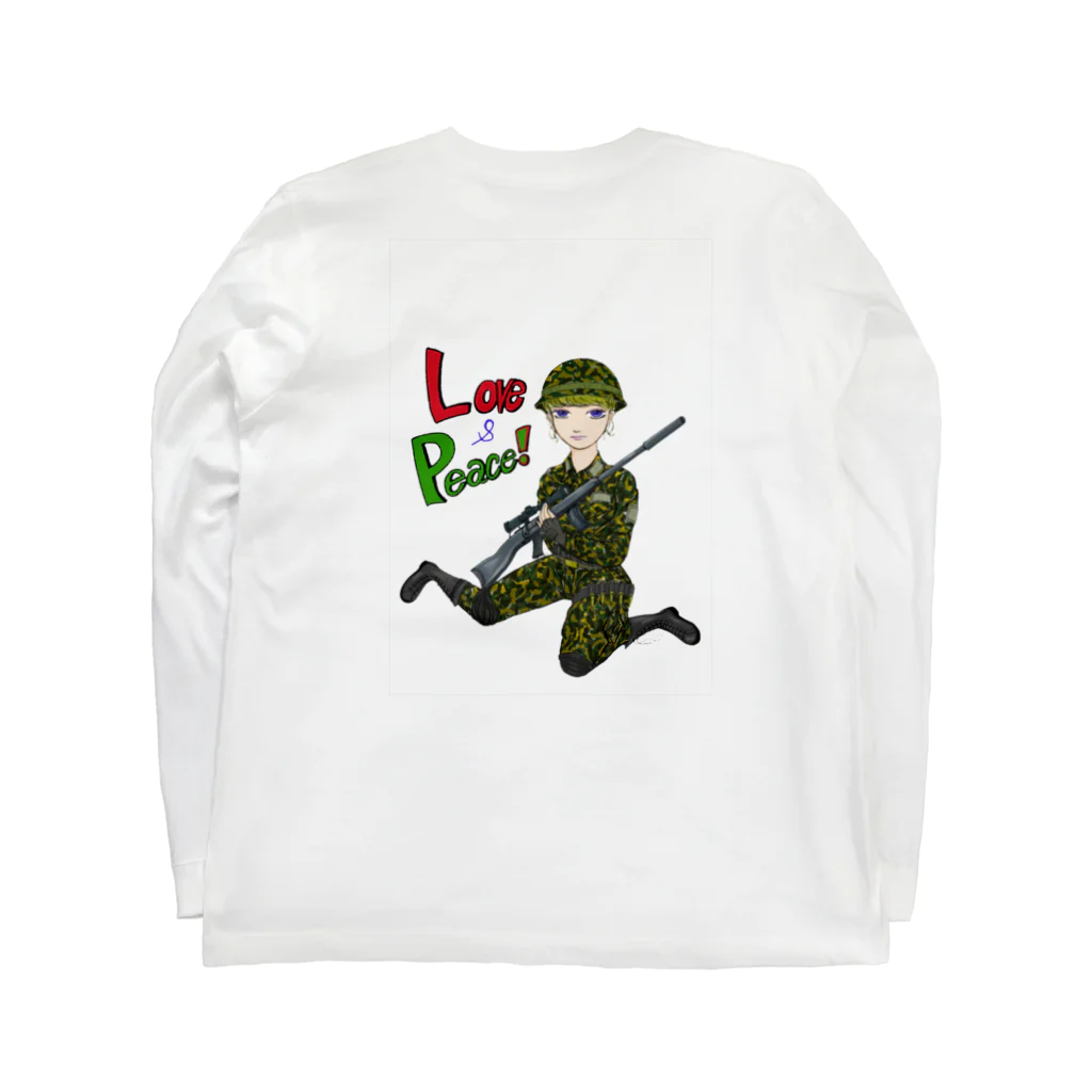 セラムのLove&Peace! Long Sleeve T-Shirt :back