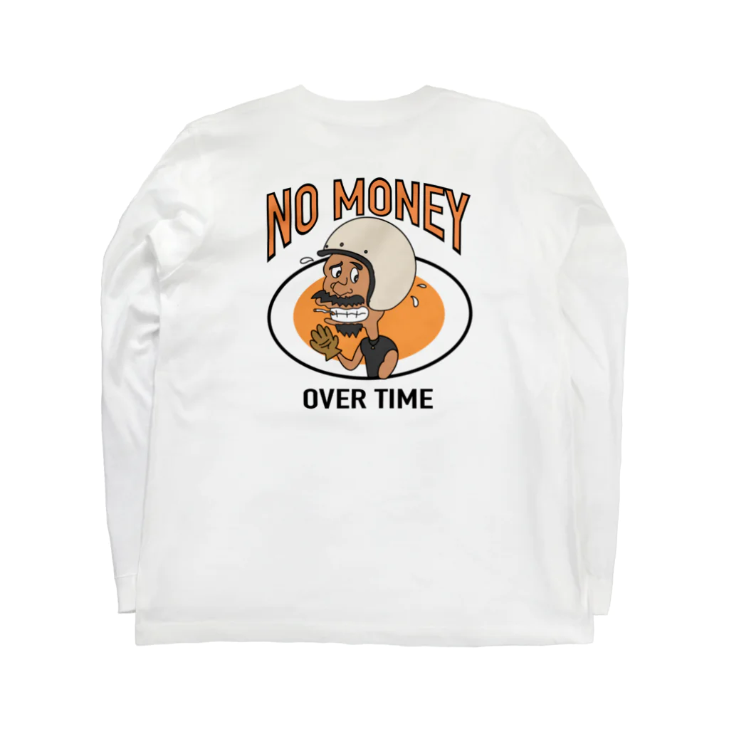 FRONT CURLのNO MANEY_OVER TIME Long Sleeve T-Shirt :back