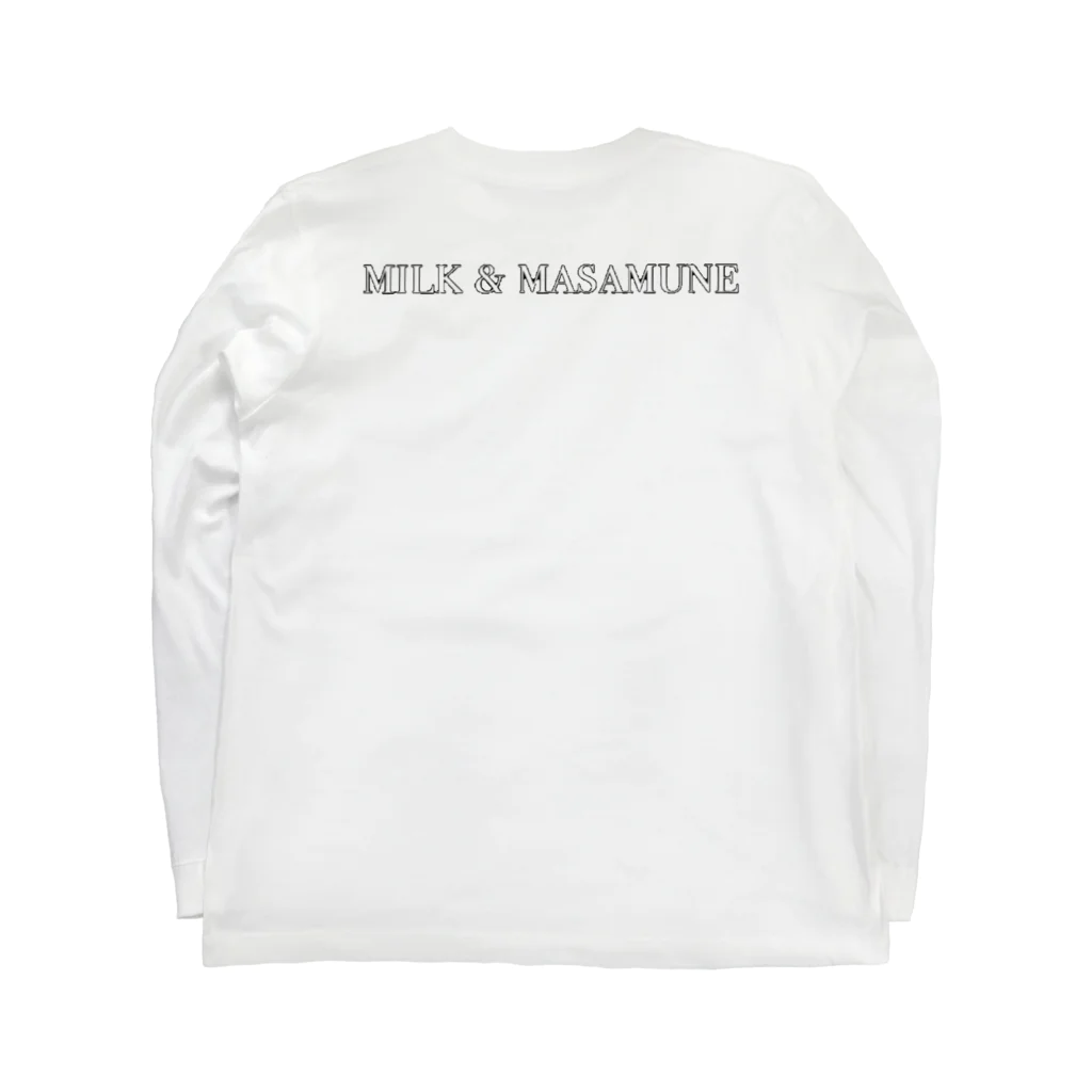 MILK&MASAMUNEのアポロ肉球ここにありシリーズ Long Sleeve T-Shirt :back