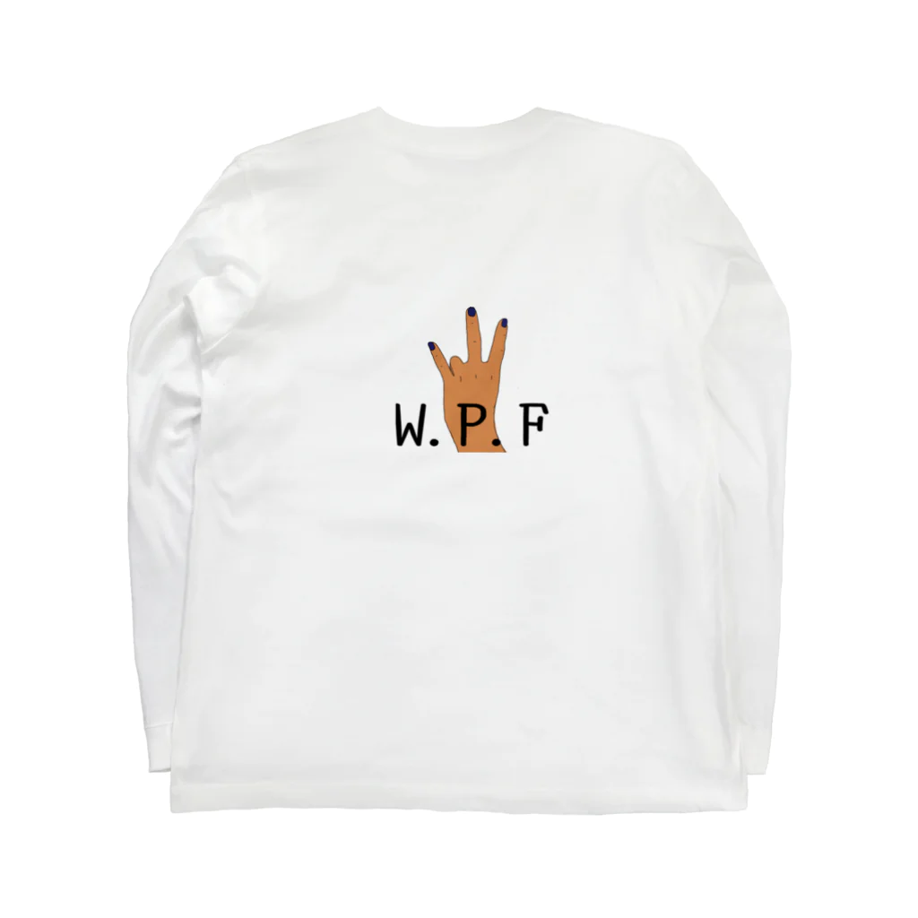 WakameleonのW.P.F 枠なし Long Sleeve T-Shirt :back