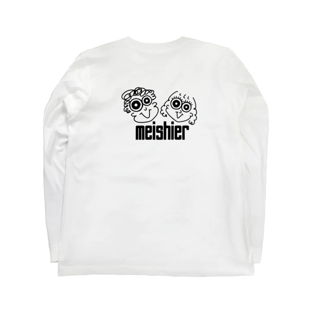 meishierのmeishier 男と女 Long Sleeve T-Shirt :back