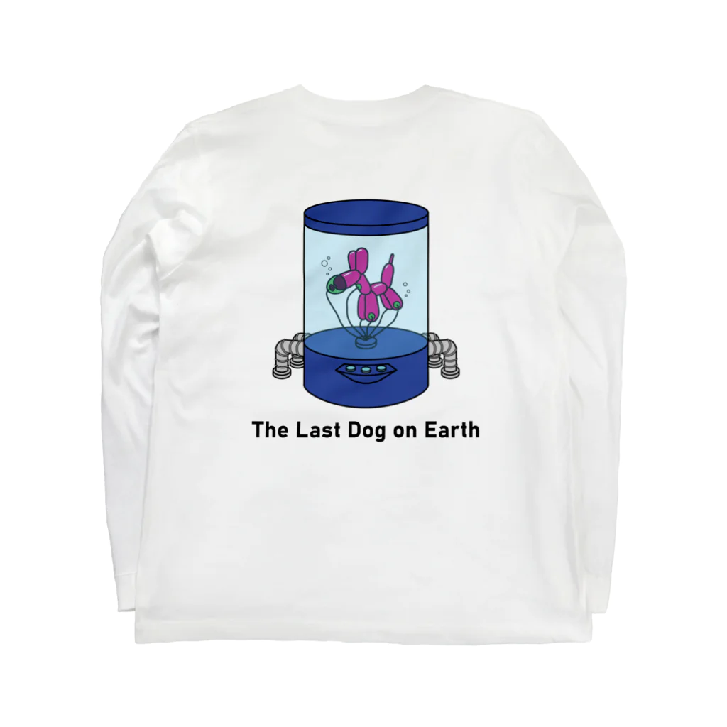 PENGUIN PEARL PRESENTSのThe Last Dog on Earth  ロングスリーブTシャツの裏面