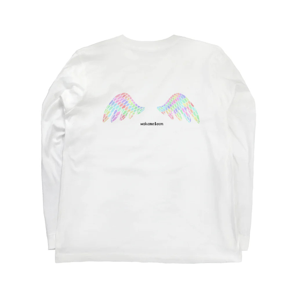 Wakameleonの天使の羽 Long Sleeve T-Shirt :back