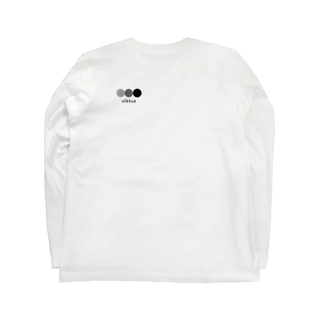 vilkkuaのかたち と いろ Long Sleeve T-Shirt :back