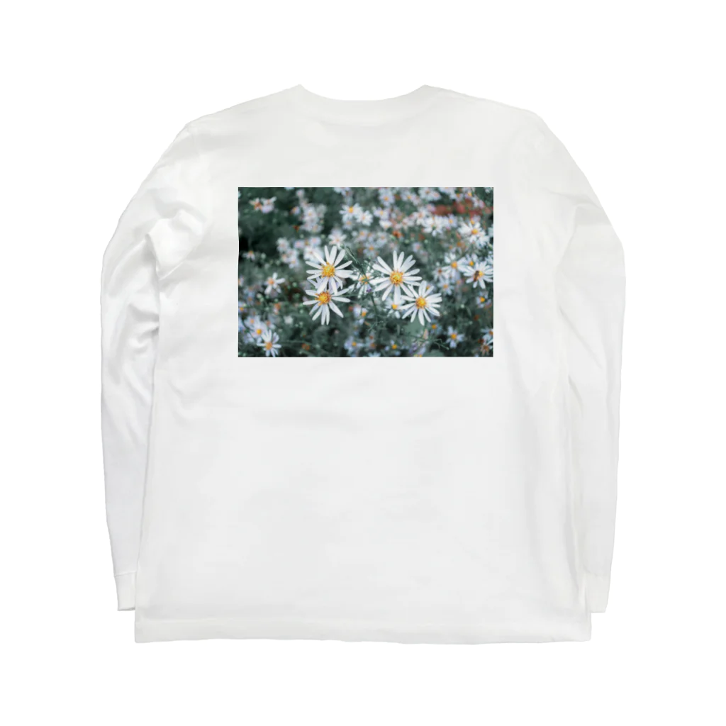 nanato yamadaのFlowers Long Sleeve T-Shirt :back