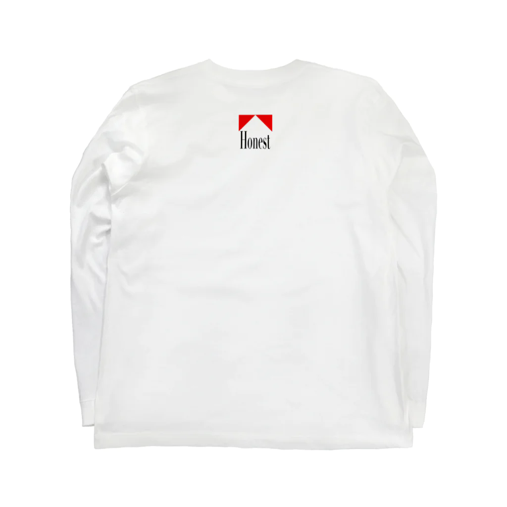 ONEHONESTGIRLのONEHONESTGIRL Long Sleeve T-Shirt :back