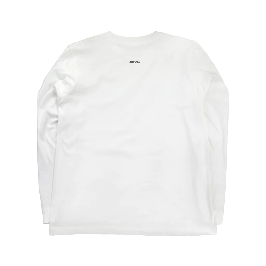 ぶきっちょキツネのぶきっちょキツネ･カラフル Long Sleeve T-Shirt :back