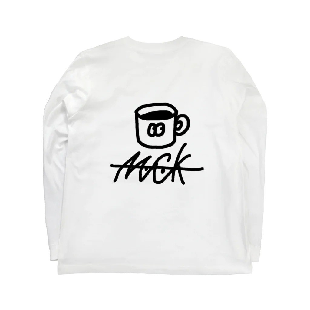 NUCKの袖ロゴくん Long Sleeve T-Shirt :back