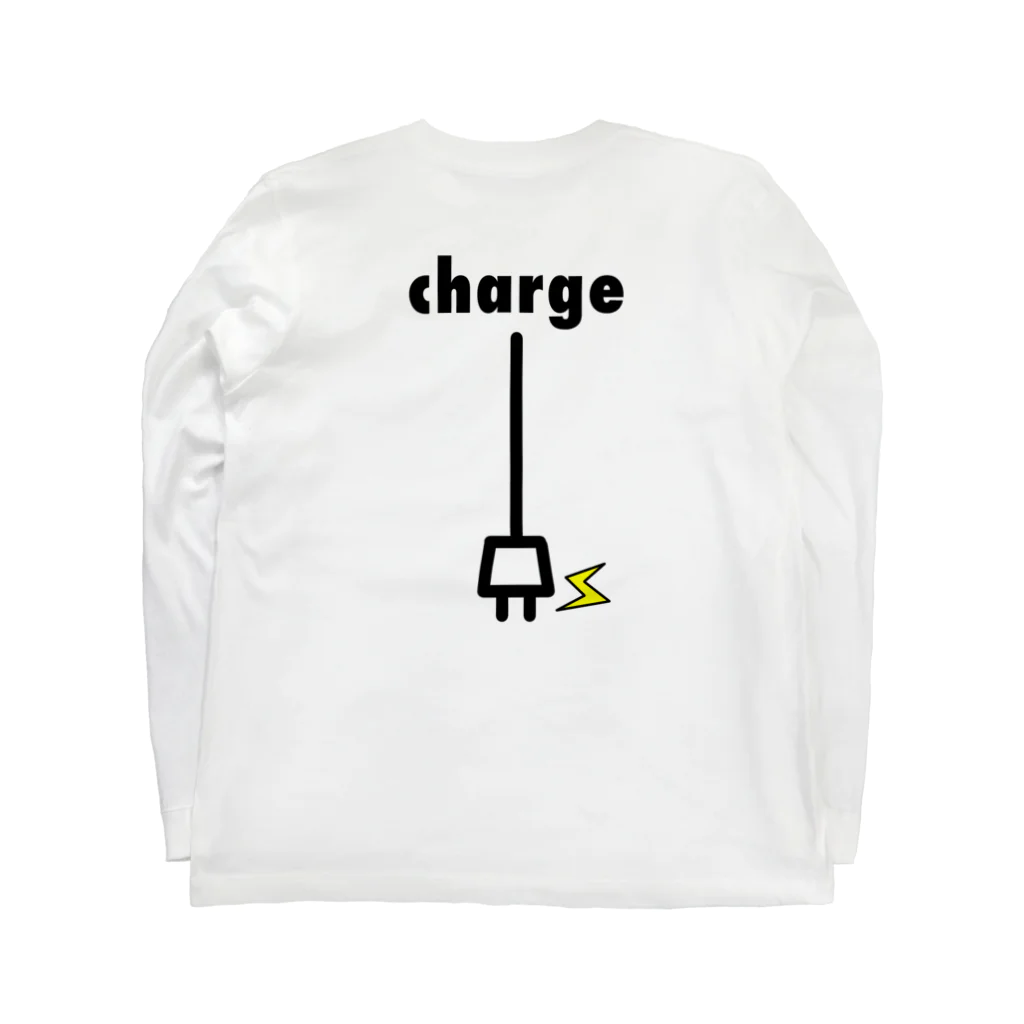 Yuya Itabashi︎のcharge ロングスリーブTシャツの裏面