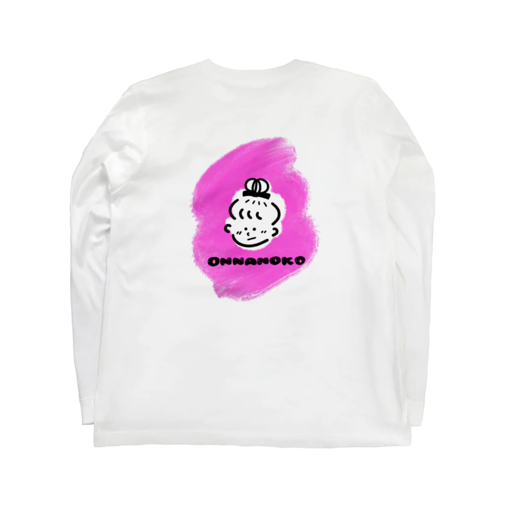 xiangのONNANOKO PINK ロングスリーブTシャツの裏面