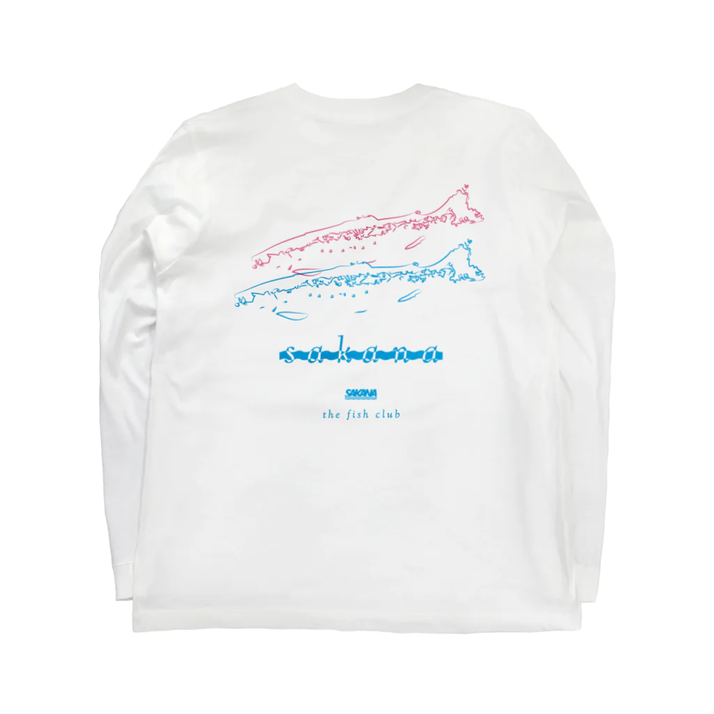 SAKANA  TheFishClubの2匹のさかな ロングスリーブTシャツの裏面