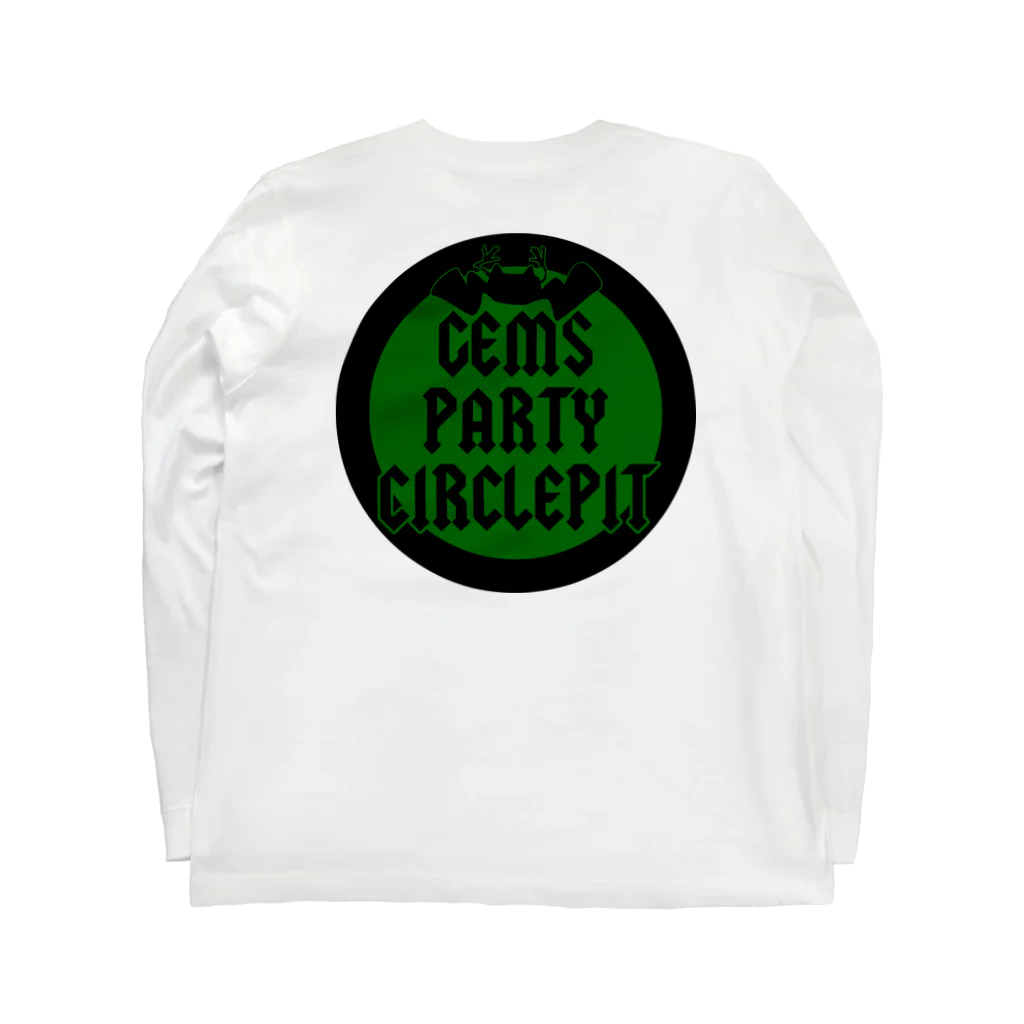 GPCPメーワクSHOPのGPCP CIRCLE LOGO D.GREEN ロングスリーブTシャツの裏面