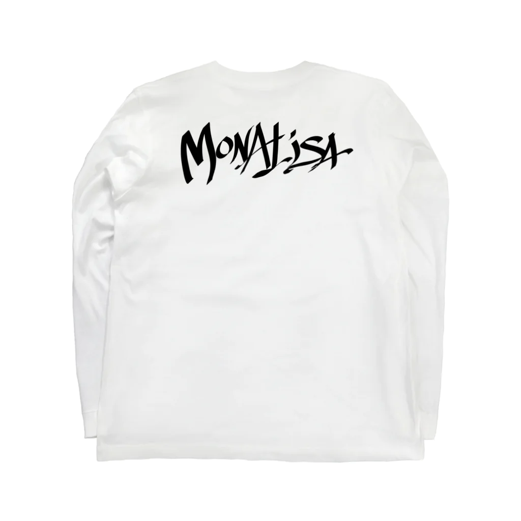 Elvis-MersonのMONA LISA LIP Long Sleeve T-Shirt :back