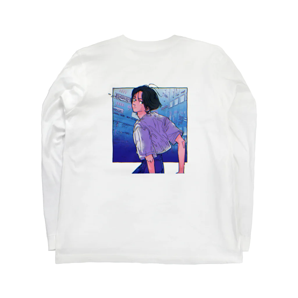 好都のセンターパートの彼 Long Sleeve T-Shirt :back