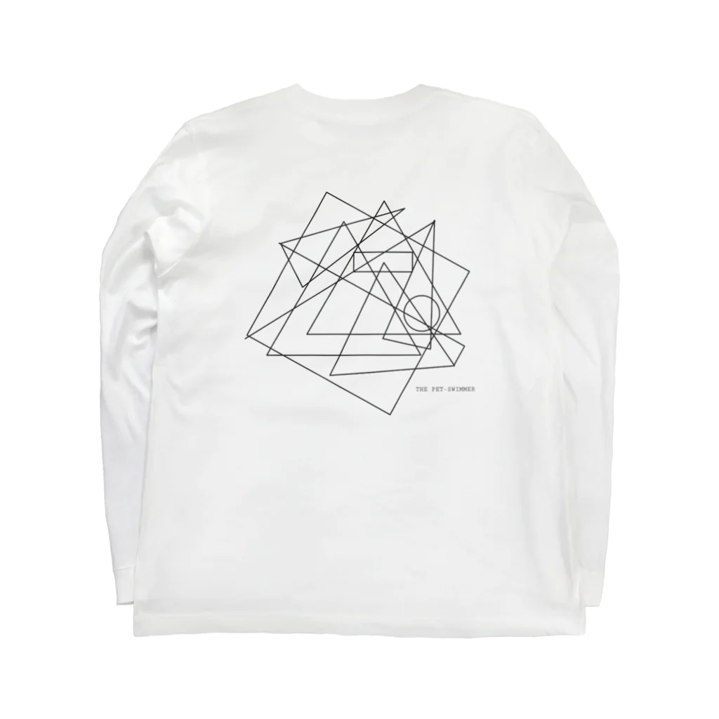 けたのPet-swimmer 仮ロゴ Long Sleeve T-Shirt :back