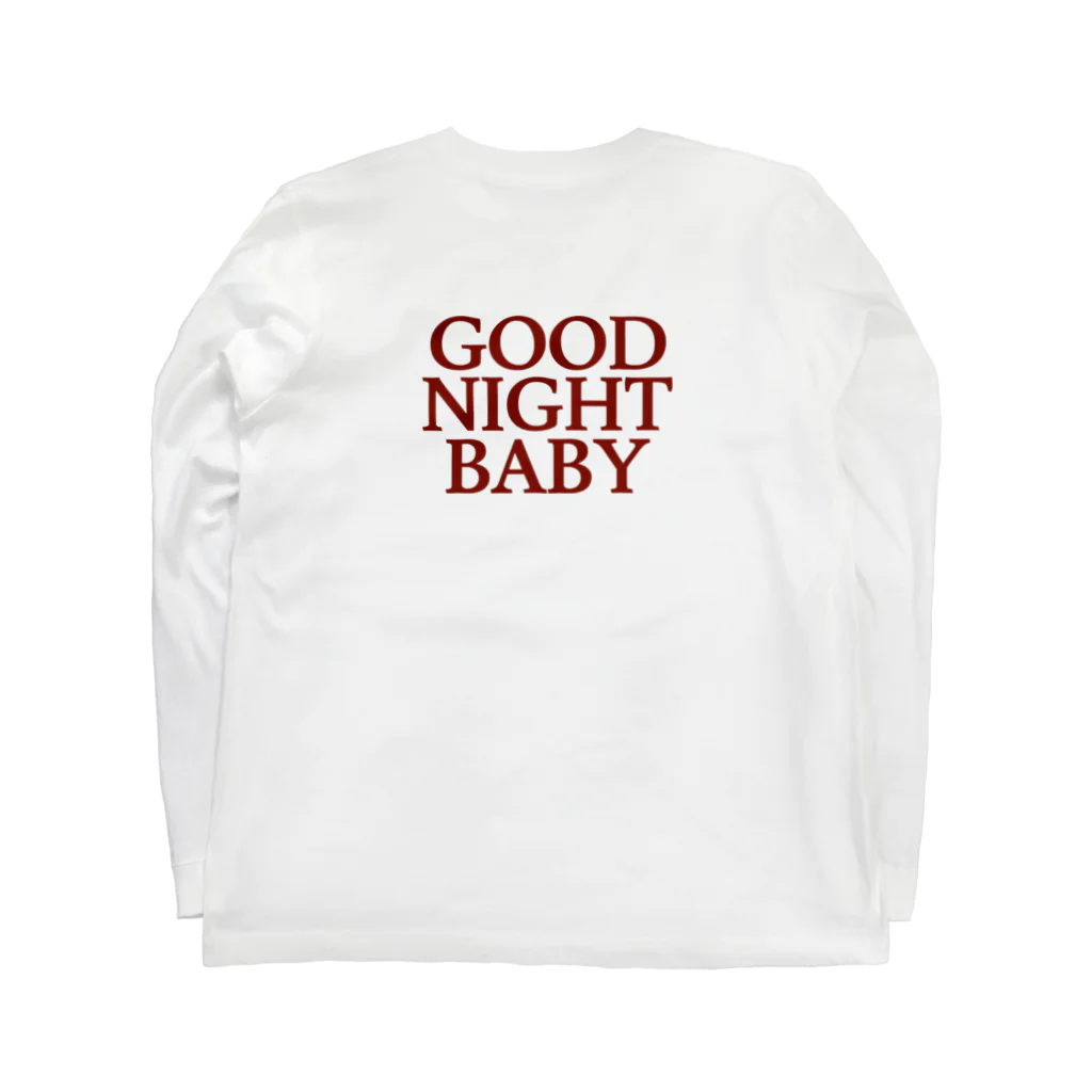 GOOD NIGHT BABYのGOOD NIGHT BABY long sleeve tee Long Sleeve T-Shirt :back