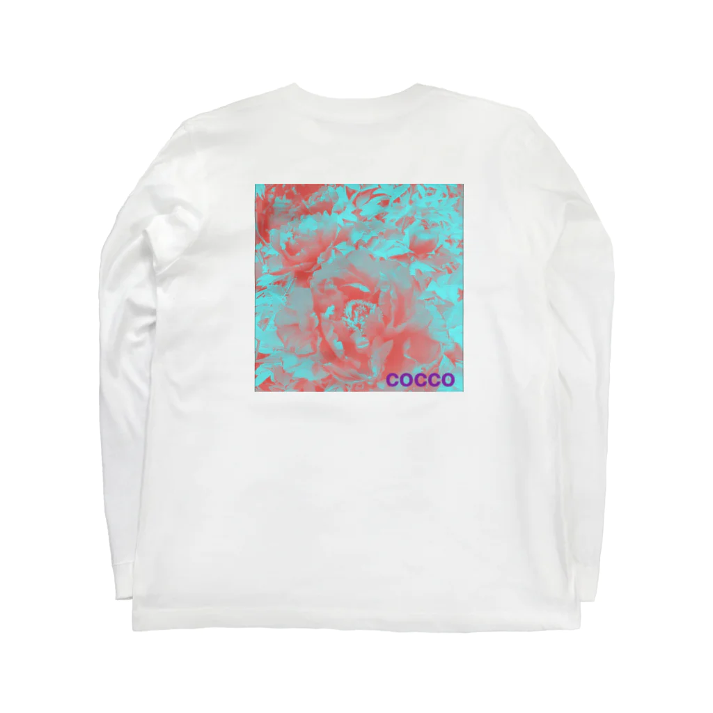 こっこさんのお店のCOCCO ・HANA3 Long Sleeve T-Shirt :back