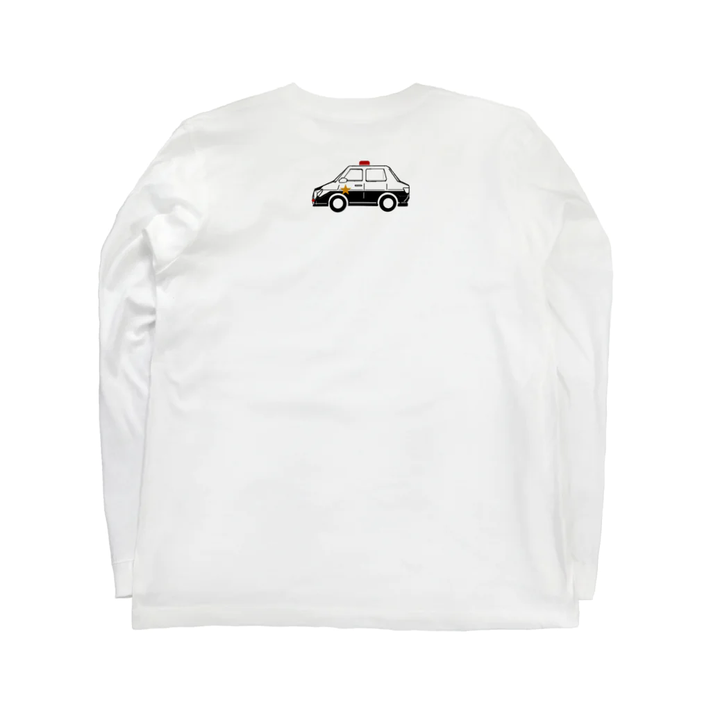 millionmirrors!のはたらくくるま3（カラー） Long Sleeve T-Shirt :back