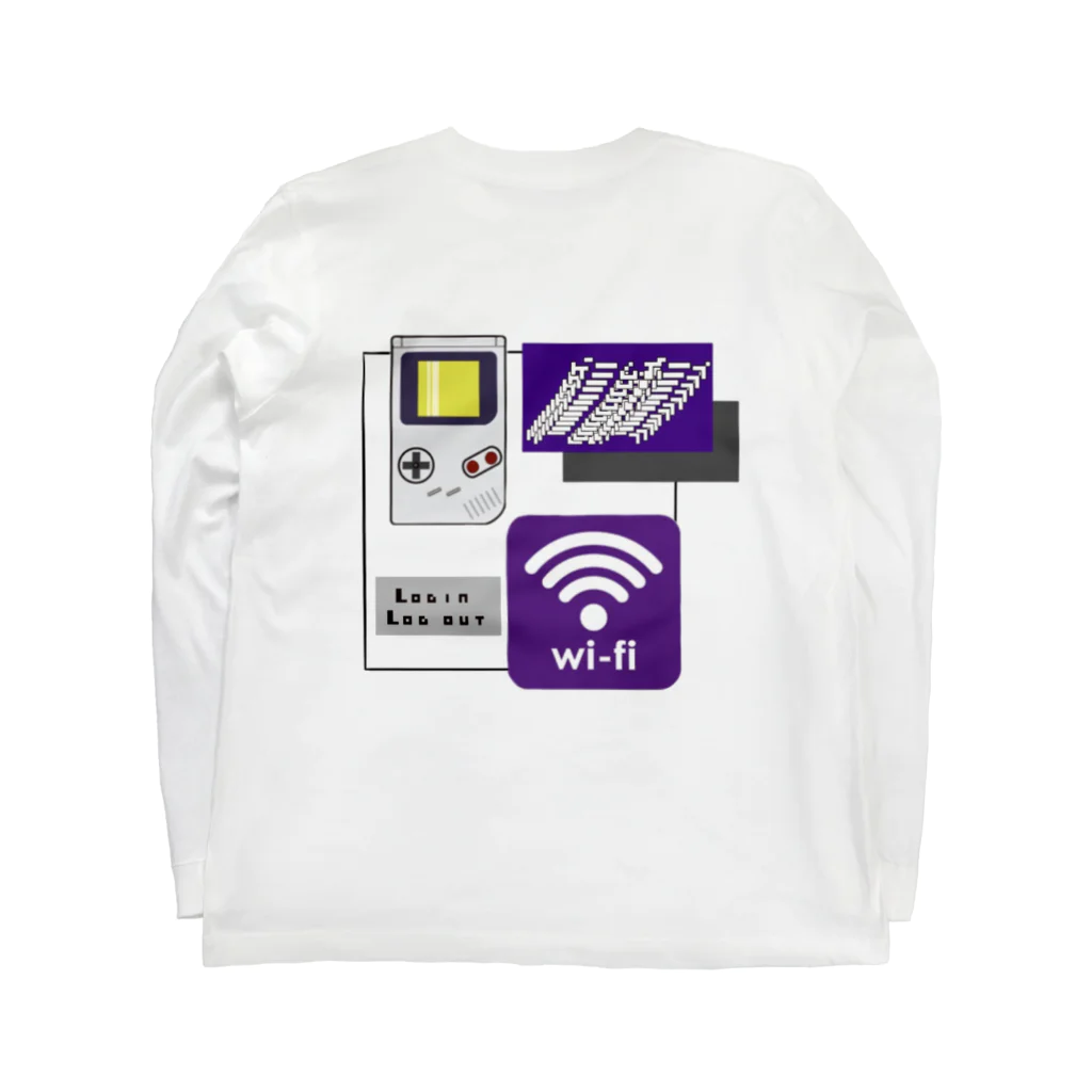 koyuhiのゲームボーイ(僕とカセット) Long Sleeve T-Shirt :back