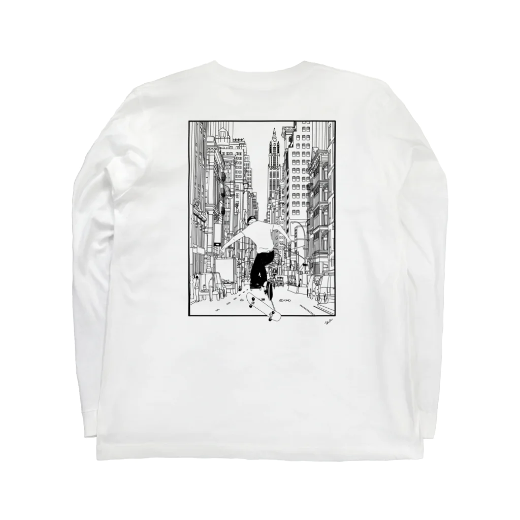 ikulanycの"LEAP" Long Sleeve T-Shirt :back