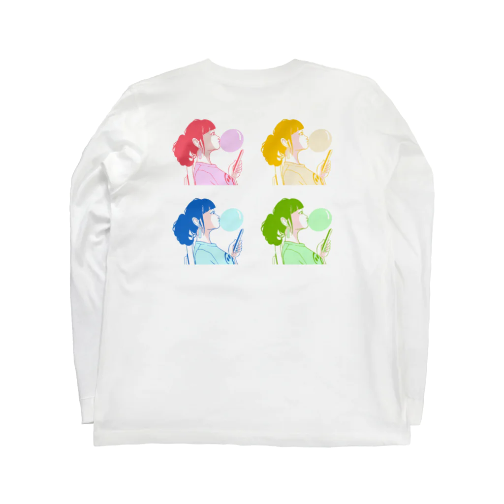 kozi69之SUZURIのGIRL Long Sleeve T-Shirt :back