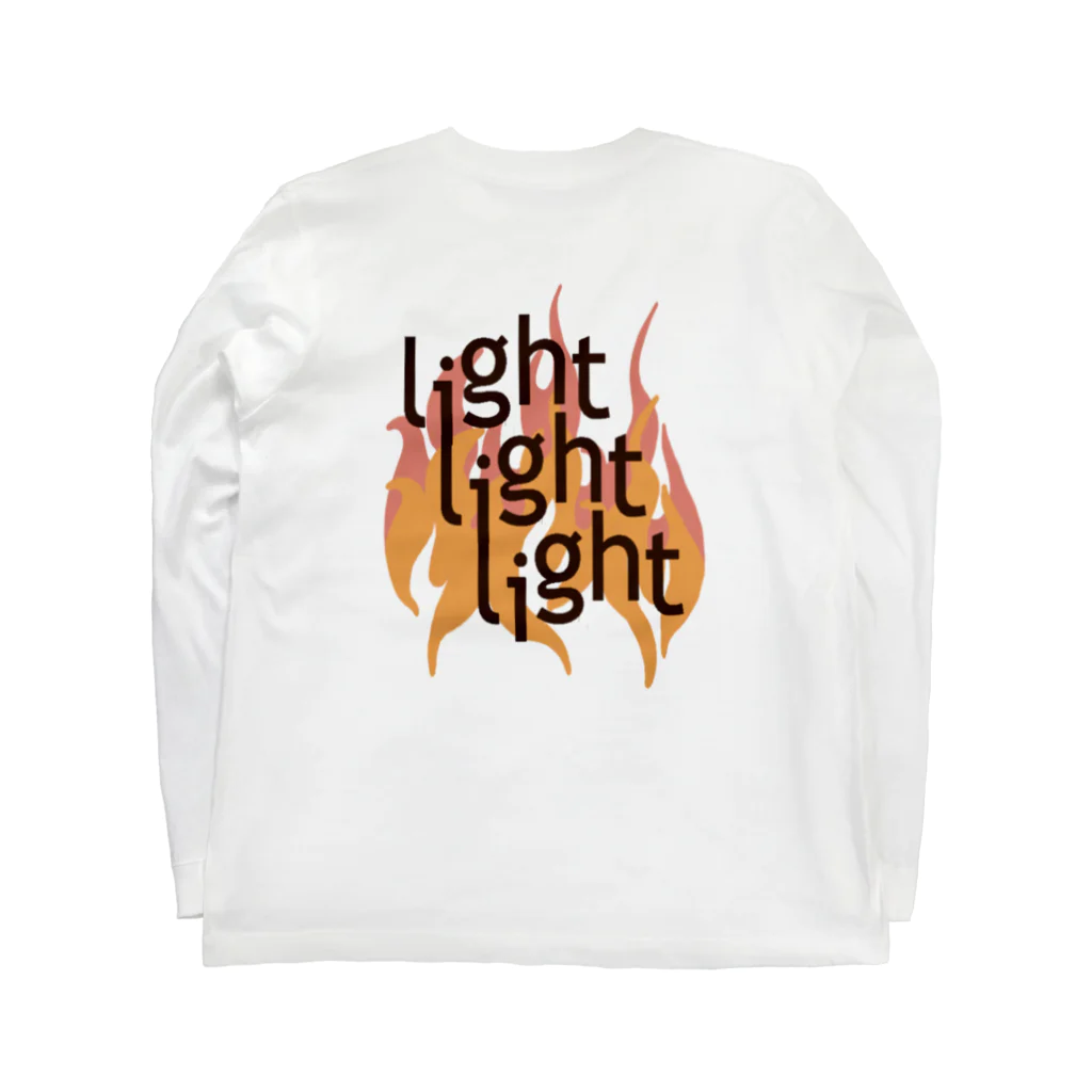 lightのlight ロングスリーブTシャツの裏面