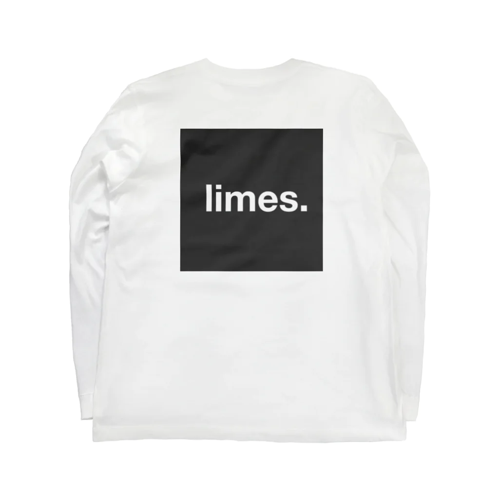 limes.のlimes.og ロングスリーブTシャツの裏面