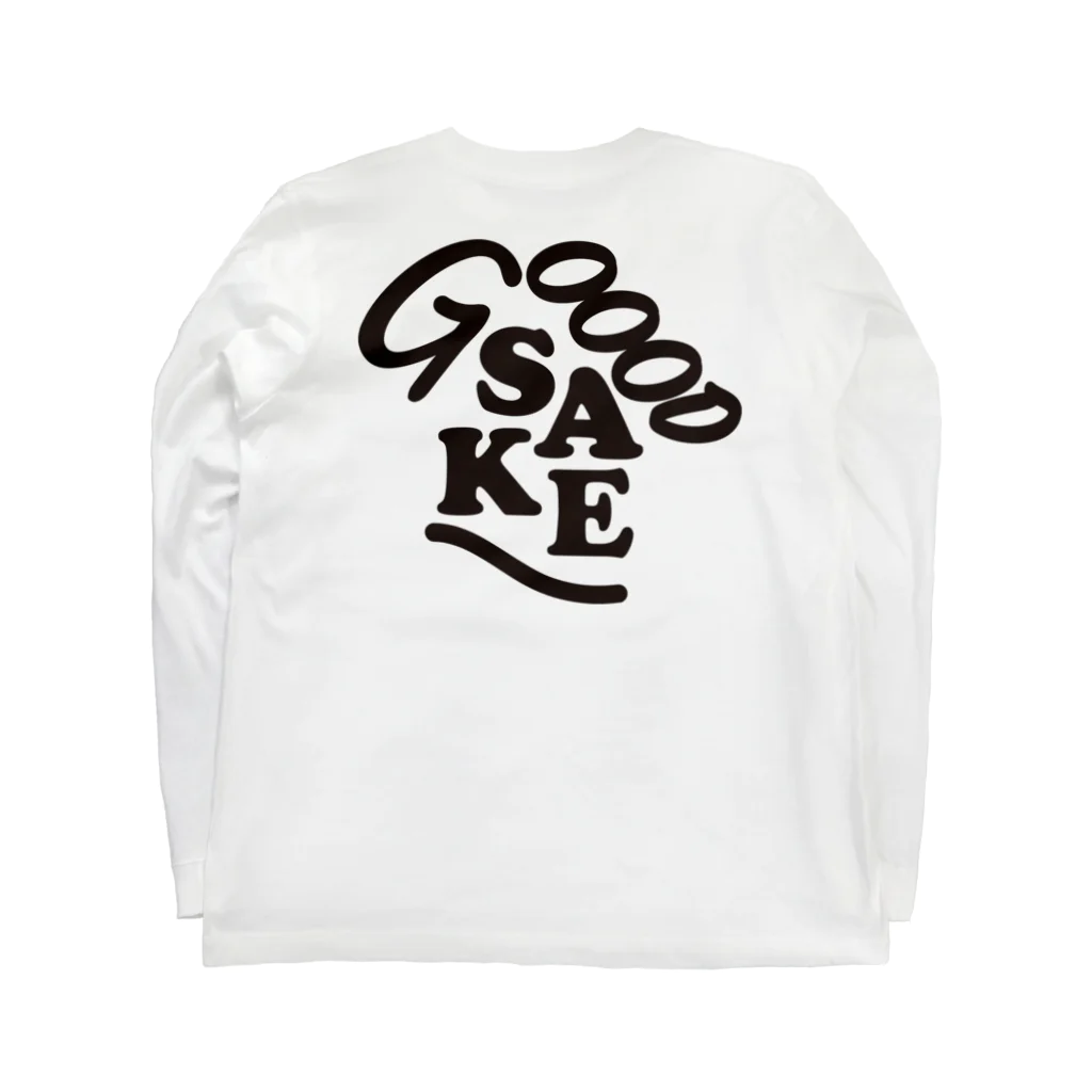 GOOD_SAKEのGOOD SAKE = グッと酒 ロングスリーブTシャツの裏面