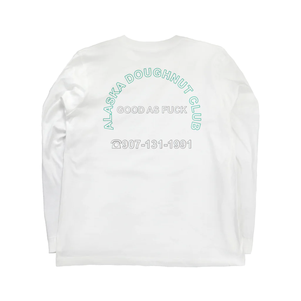 ADC iwakamiのAlaska doughnut club ロングスリーブTシャツの裏面