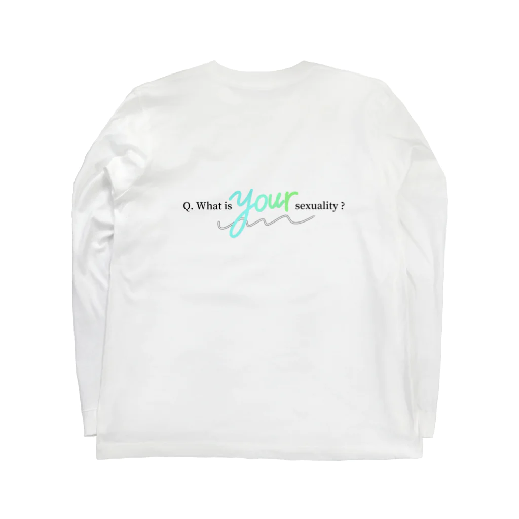 imI -イムアイ-のWhat is your sexuality T-shirts Long Sleeve T-Shirt :back