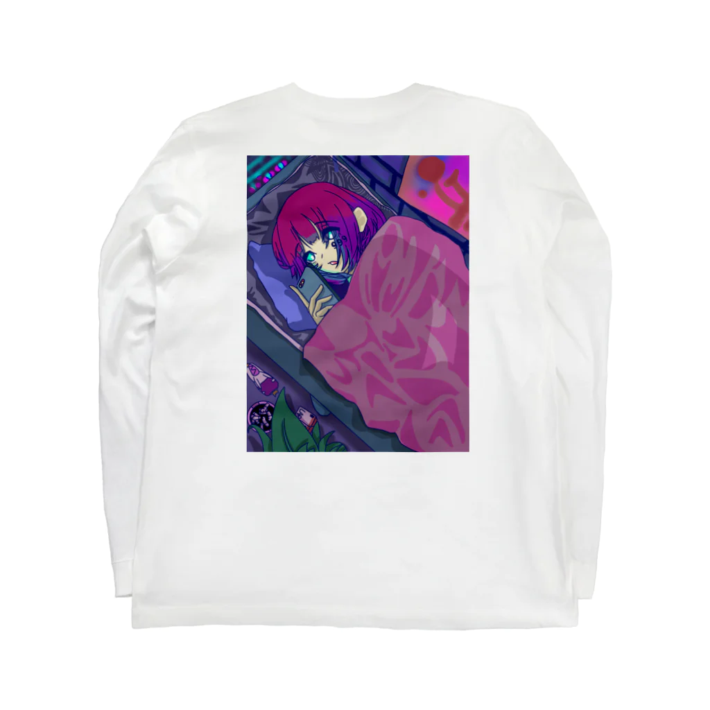 よわい滑稽ノ極のよわい就寝前 Long Sleeve T-Shirt :back