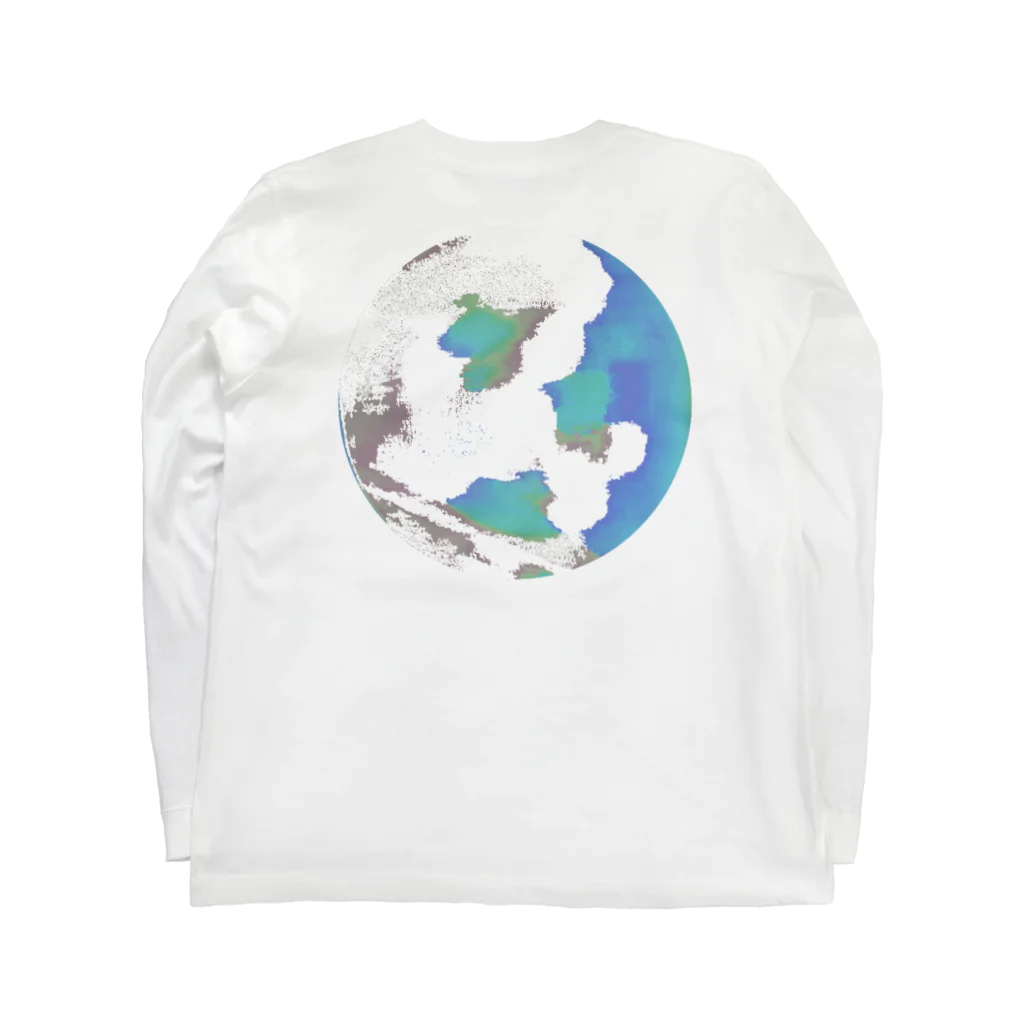 ミメイの地球🌏 ロングスリーブTシャツの裏面