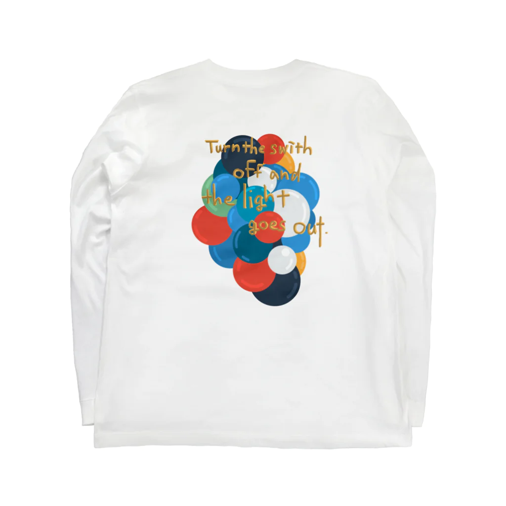 やまねたくみのballoon Long Sleeve T-Shirt :back