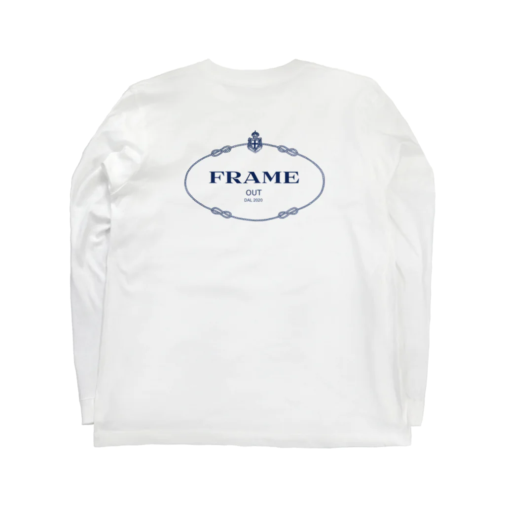 Out Of FrameのFrameやからな？ろんT ロングスリーブTシャツの裏面