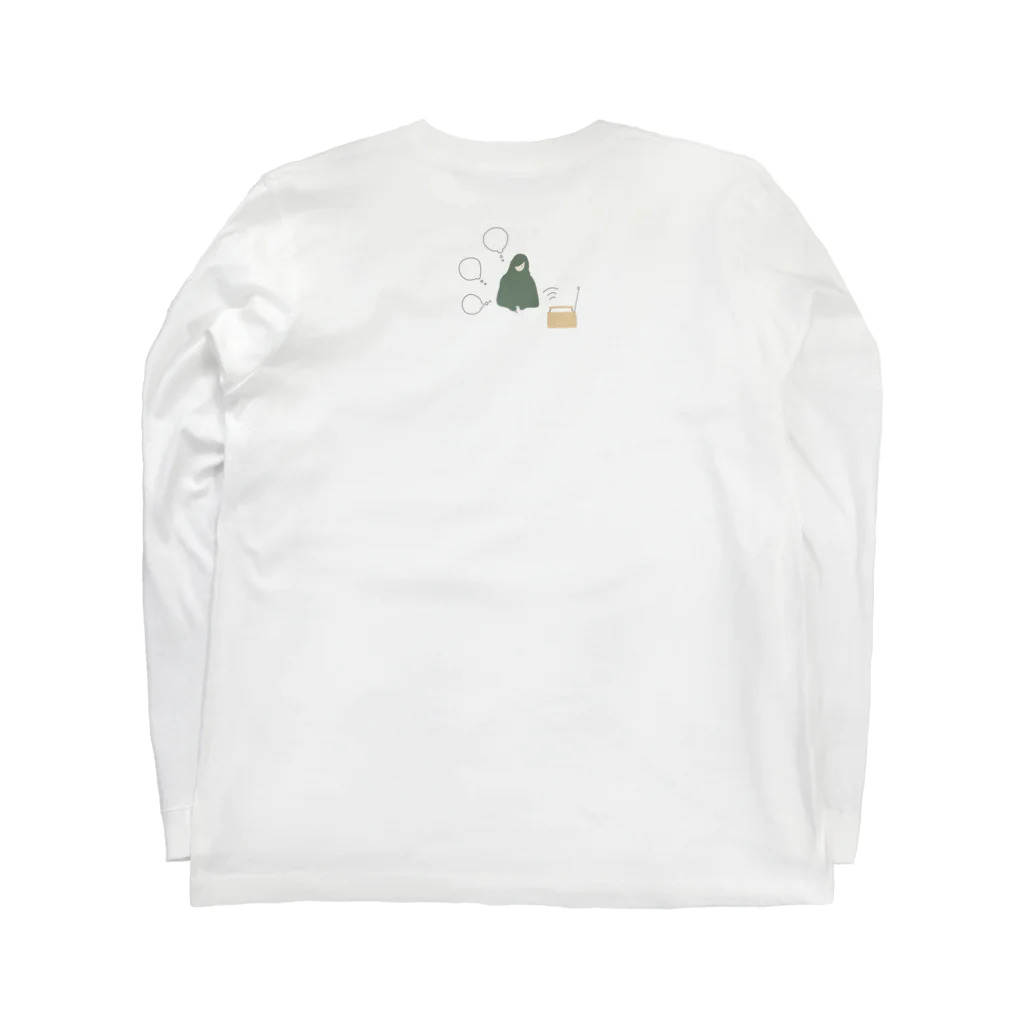 Kyokaのラジオパーソナリティ Long Sleeve T-Shirt :back