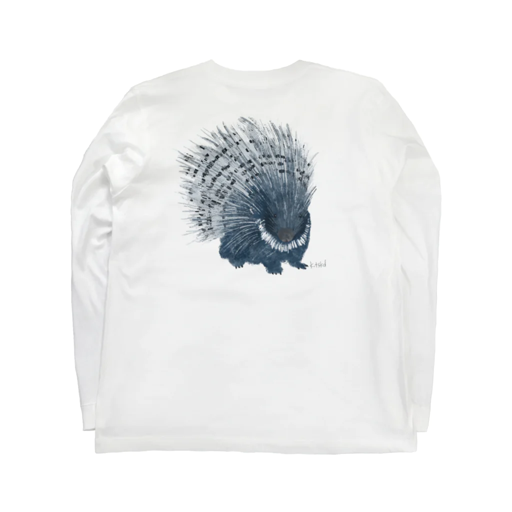 K.tskdのPorcupine  ロングスリーブTシャツの裏面