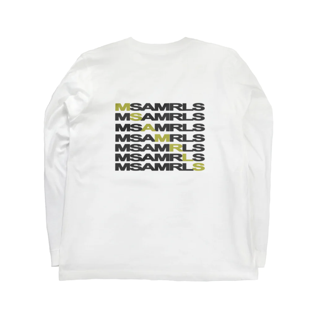 Ms Amaryllis のMs Amaryllis Width logo ロングスリーブTシャツの裏面