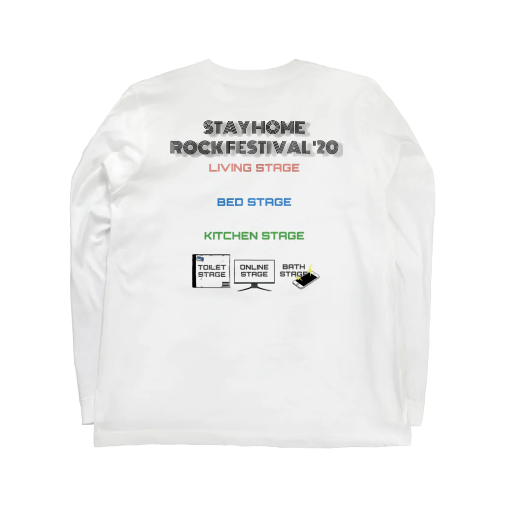 CITY BOY のSTAY HOME ROCK FESTIVAL ロングスリーブTシャツの裏面