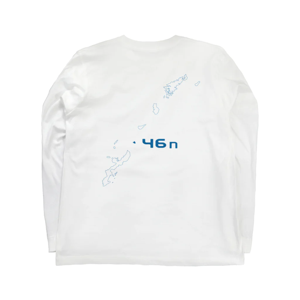 46nの46n（青ロゴ） Long Sleeve T-Shirt :back