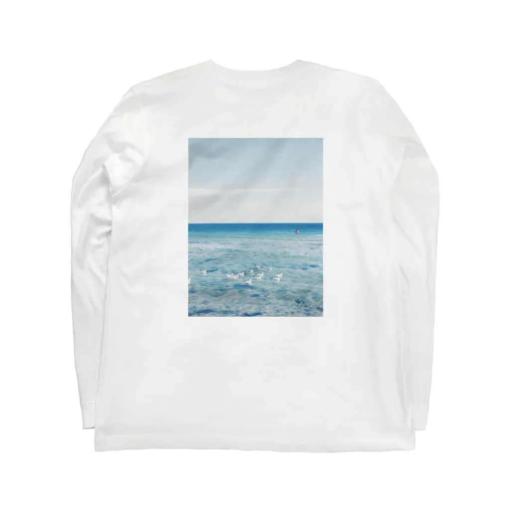 kayaのカヤボルンカモメ🦢 ロングスリーブTシャツの裏面