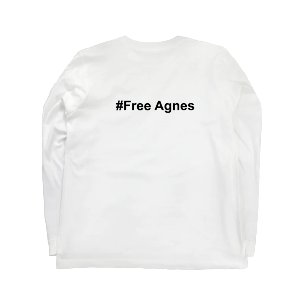 mo-mo-suzuの#Free Agnes ロングスリーブTシャツの裏面