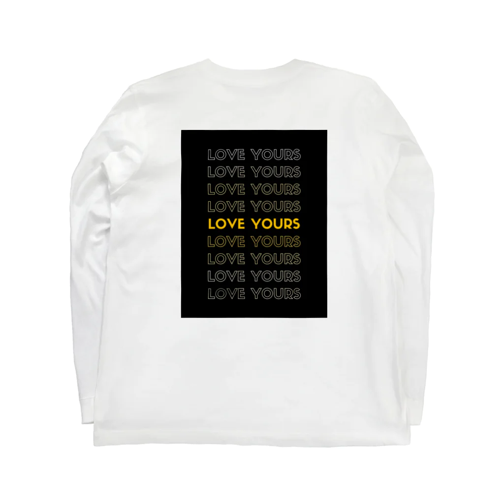 What you wantのLOVE YOURS ロングスリーブTシャツの裏面