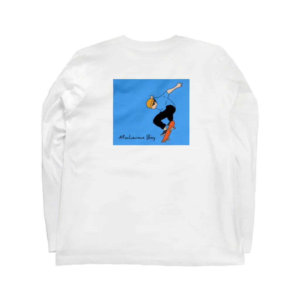 Mischievous Boy_いたずらっ子のMischievous Boy ロングスリーブTシャツの裏面