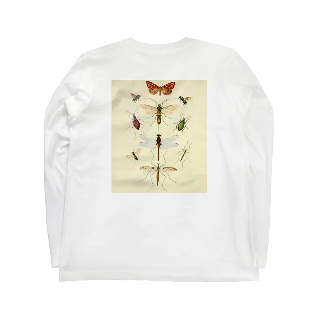 Tシャツ屋「おいしい水」のアラスカの昆虫 Long Sleeve T-Shirt :back